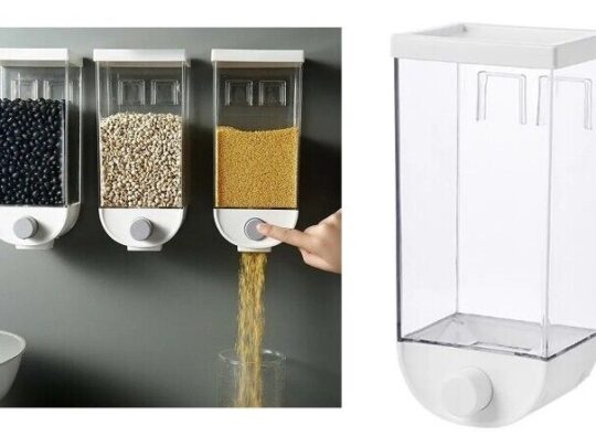 Dispenser Erogatore Porta Cereali e Legumi Da Muro